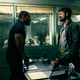 Laz Alonso (left), Karl Urban